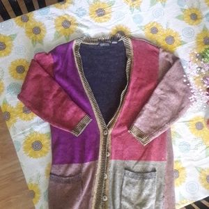 Jeanne Pierre colorblock cardigan